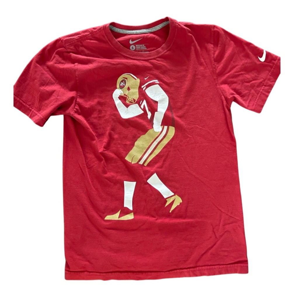 Colin Kaepernick NIKE official San Francisco 49’ers T-Shirt: Adult Small: VTG